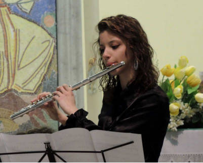 Tatiana Pesci al flauto